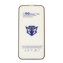 Захисне скло для iPhone 14 Pro чорний SG Stronger