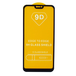 Protective Glass for Huawei P20 Lite black 9D Glass Shield
