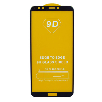 Захисне скло для Huawei Y7 (2018) чорний 9D Glass Shield