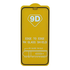 Захисне скло для iPhone 12 mini чорний 9D Glass Shield