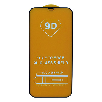 Захисне скло для iPhone 12 Pro Max чорний 9D Glass Shield