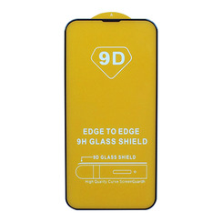 Захисне скло для iPhone 13/13 Pro/14 чорний 9D Glass Shield