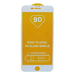 Защитное стекло для iPhone 6 Plus/7 Plus/8 Plus белый 9D Glass Shield