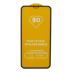 Защитное стекло для iPhone X/XS/11 Pro черный 9D Glass Shield