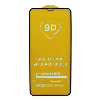 Защитное стекло для iPhone XS Max/11 Pro Max черный 9D Glass Shield