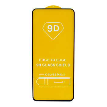 Защитное стекло для Poco F3/F4 черный 9D Glass Shield