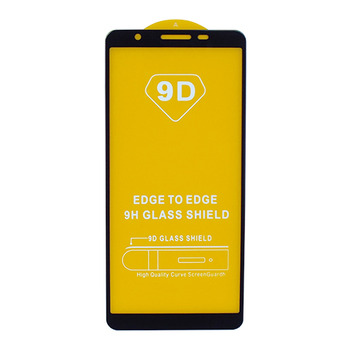 Защитное стекло для Samsung A01 Core (A013) черный 9D Glass Shield