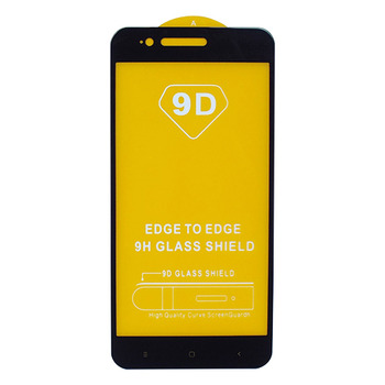 Защитное стекло для Xiaomi Mi A1 черный 9D Glass Shield