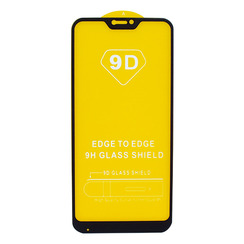 Защитное стекло для Xiaomi Mi A2 Lite черный 9D Glass Shield