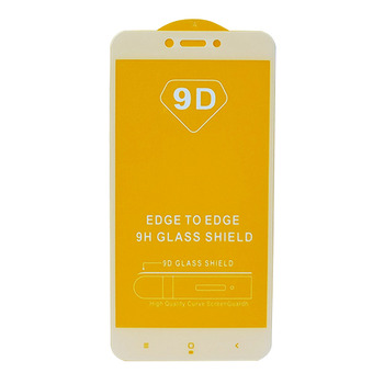 Protective Glass for Xiaomi Redmi 4X white 9D Glass Shield