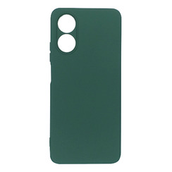 Силиконовый чехол для Oppo A17/A17K зеленый Fashion Color