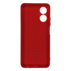Силиконовый чехол для Oppo A17/A17K красный Fashion Color. Фото 2