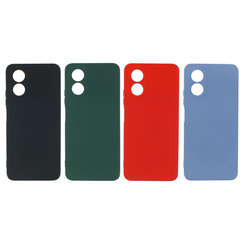 Silicone Case for Oppo A38 green Fashion Color. Фото 3