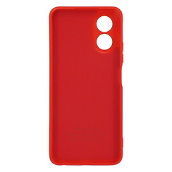 Силиконовый чехол для Oppo A38 красный Fashion Color. Фото 2