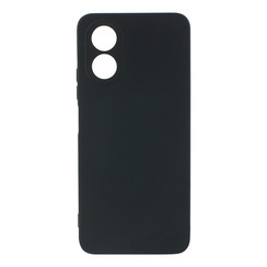 Силіконовий чохол для Oppo A38 чорний Fashion Color