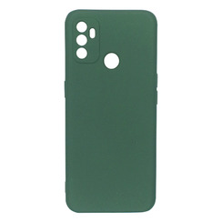 Силиконовый чехол для Oppo A53 зеленый Fashion Color