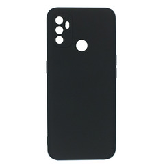 Силиконовый чехол для Oppo A53 черный Fashion Color