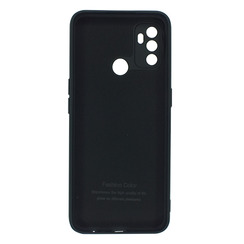 Силиконовый чехол для Oppo A53 черный Fashion Color. Фото 2