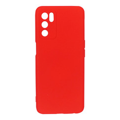Silicone Case for Oppo A54S red Fashion Color