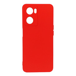 Силиконовый чехол для Oppo A57S красный Fashion Color