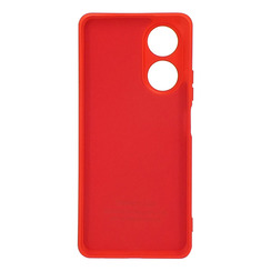 Силиконовый чехол для Oppo A58 красный Fashion Color. Фото 2