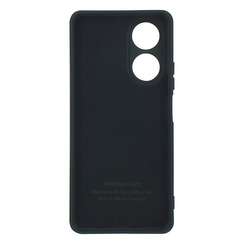 Силіконовий чохол для Oppo A58 чорний Fashion Color. Фото 2