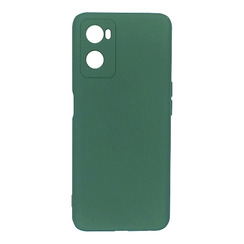 Силиконовый чехол для Oppo A76 зеленый Fashion Color