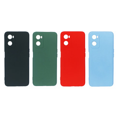Silicone Case for Oppo A76 green Fashion Color. Фото 3
