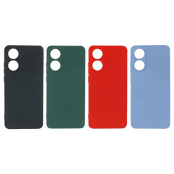 Silicone Case for Oppo A78 green Fashion Color. Фото 3