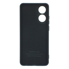 Silicone Case for Oppo A78 black Fashion Color. Фото 2