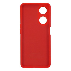 Силиконовый чехол для Oppo A98 красный Fashion Color. Фото 2