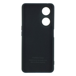 Силиконовый чехол для Oppo A98 черный Fashion Color. Фото 2