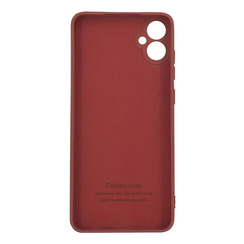 Силиконовый чехол для Samsung A05 (2023) A055 бордовый Fashion Color. Фото 2