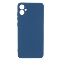 Силиконовый чехол для Samsung A05 (2023) A055 синий Fashion Color
