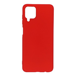 Силиконовый чехол для Samsung A12 (2021) A125 красный Fashion Color