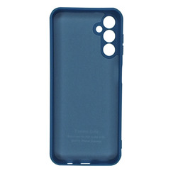 Силиконовый чехол для Samsung A14 (2023) A145 синий Fashion Color. Фото 2