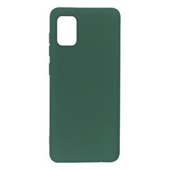 Силиконовый чехол для Samsung A31 (2020) A315 зеленый Fashion Color
