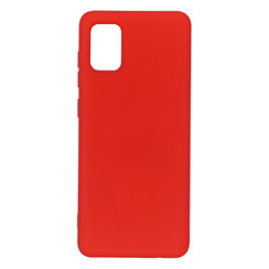 Silicone Case for Samsung A31 (2020) A315 red Fashion Color