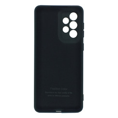 Силиконовый чехол для Samsung A33 5G (2022) A336 черный Fashion Color. Фото 2