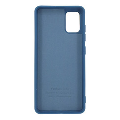 Silicone Case for Samsung A51 (A515) blue Fashion Color. Фото 2