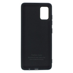 Silicone Case for Samsung A51 (A515) black Fashion Color. Фото 2