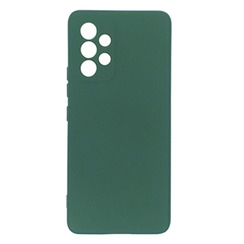 Силиконовый чехол для Samsung A53 5G (2022) A536 зеленый Fashion Color