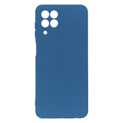 Силиконовый чехол для Samsung M33 5G (2022) M336 синий Fashion Color
