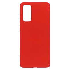 Силіконовий чохол для Samsung S20FE (2020) червоний Fashion Color