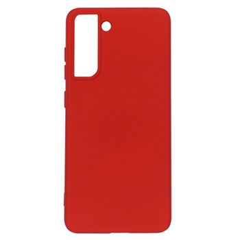 Silicone Case for Samsung S21 FE red Fashion Color