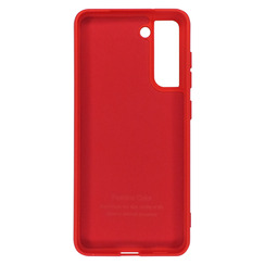 Silicone Case for Samsung S21 FE red Fashion Color. Фото 2