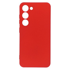 Silicone Case for Samsung S23 red Fashion Color