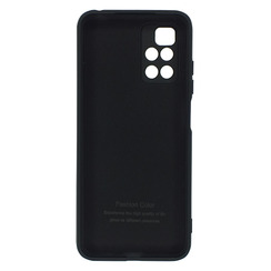 Silicone Case for Xiaomi Redmi 10 black Fashion Color. Фото 2