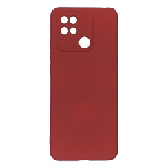 Silicone Case for Xiaomi Redmi 10C bordo Fashion Color