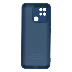 Silicone Case for Xiaomi Redmi 10C blue Fashion Color. Фото 2